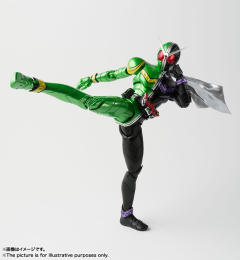 SHF 真骨雕 假面骑士W Cyclone Joker-资料图