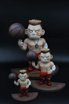 callmerap嘻哈潮玩 街头篮球形象~ 睿（RAP）公牛红配色【八月线上展开售】-资料图