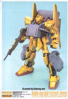 MG MSN-00100 百式 降落伞系统-资料图