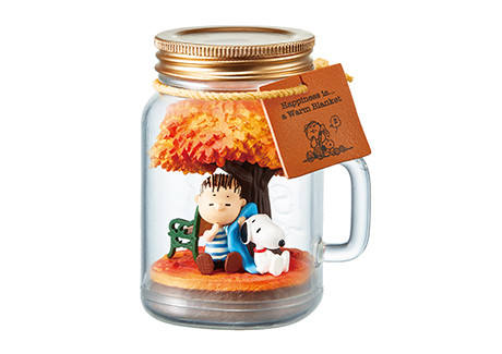 Snoopy & Friends Terrarium Happiness with Snoopy 莱纳斯·范·派特 史努比 