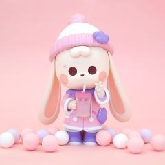 兔比比 奶茶-⾹草芋泥