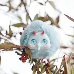 仔仔象挂件-蓝色-资料图