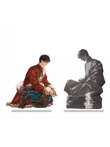 匪石之心立牌组-夜巡动漫2024张起灵生日季周边