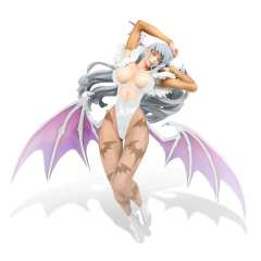 Capcom Figure Builder Creator's Model 莫莉卡·安斯兰特 White Color.-资料图
