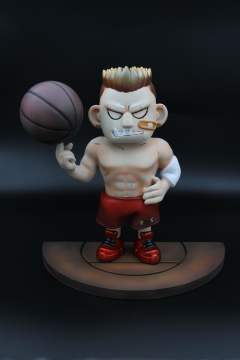 callmerap嘻哈潮玩 街头篮球形象~ 睿（RAP）公牛红配色【八月线上展开售】-资料图