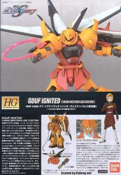 HG 高达SEED ZGMF-2000 火虎 西川海涅配色-资料图