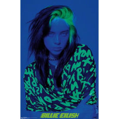 Blue Wall Poster, 22.375" x 34"