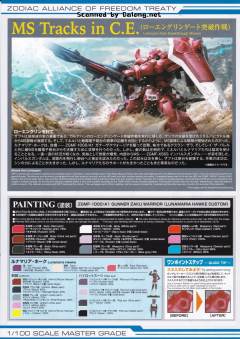 MG ZGMF-1000/A1 炮击型扎古勇士 露娜玛利亚·霍克专用机 Clear Color-资料图