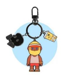 阳光沙滩·轻芒芒甘露钥匙扣-资料图