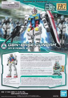 HGBD GBN-GF/RX78 GBN基地高达-资料图
