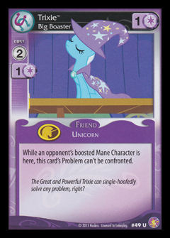 Trixie, Big Boaster