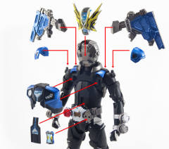 SHF 假面骑士Geiz Geiz Revive True Savior Set-资料图