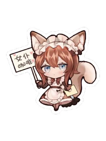 异想少女 亚克力冰箱贴 美琴款