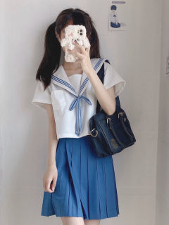 绀三本水手服套装-资料图