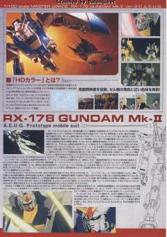 MG RX-178 高达 Mk-II Ver. 2.0 HD 配色-资料图