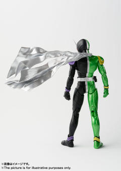 SHF 真骨雕 假面骑士W Cyclone Joker-资料图