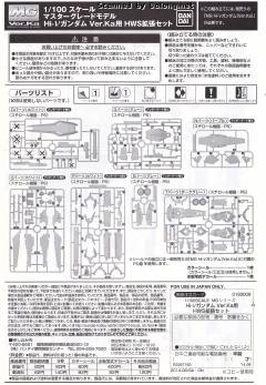 MG Hi-v高达 Ver.ka HWS装备配件包-资料图