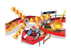 K'NEX Mario Kart Building Set 迪迪金刚 玛丽奥 Mario and Diddy Kong Fire Challenge-资料图