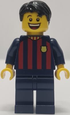 Soccer Fan - FC Barcelona, Male, Dark Blue Legs