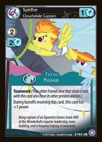 Spitfire, Cloudsdale Captain