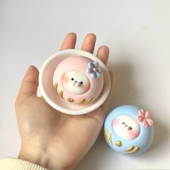 春日限定达摩花花-粉色大眼