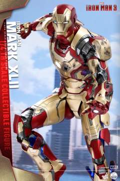 1:4比例珍藏人偶 钢铁侠MARK 42-资料图