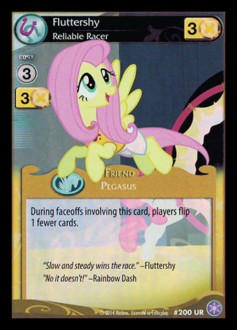 Fluttershy, Reliable Racer