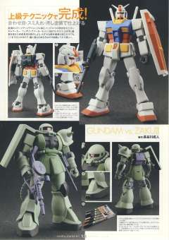 Gunpla Starter Set HGUC FF-X7 核心战机 MS-06F 扎古Ⅱ RX-78-2 元祖高达-资料图