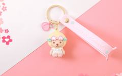 桃心墨镜钥匙扣