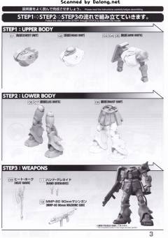 RE/100 MS-06FZ 扎古Ⅱ改-资料图