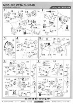 HGUC RX-178 高达 Mk-II 格里普斯战役套装-资料图