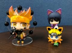 Petit Chara Land 宇智波佐助 漩涡鸣人 Maneki Kyuubi Dattebayo-资料图