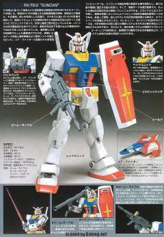 HGUC FF-X7 核心战机 RX-78-2 元祖高达-资料图
