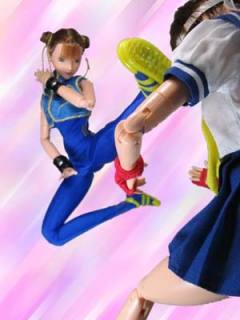 春丽 Capcom Action Doll Collection - Blue ver.-资料图