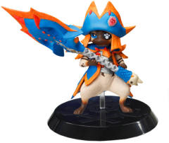 Capcom Figure Builder Standard Model Monster Hunter - Otomo Airou Vol. 3 オトモアイルー Lagiacrus Neko