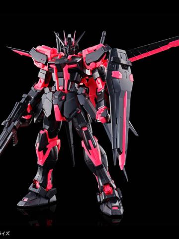 MG GAT-X105+AQM/E-X01 翔翼型强袭高达 Ver.RM 再生塑料/荧光红