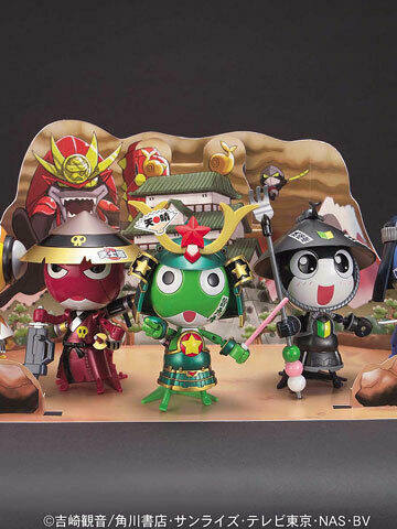 Keroro Gunsou Plamo Collection Dororo兵长 Giroro伍长 keroro军曹 Kururu曹长 TAMAMA二等兵 