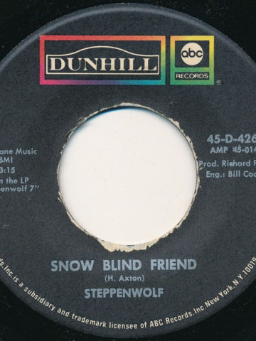 Snow Blind Friend / Hippo Stomp