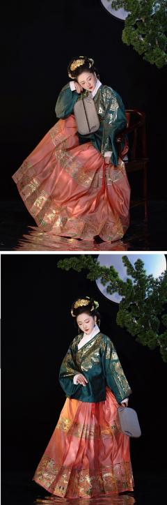 仿孔府仿妆花纱呆龙马面裙-资料图