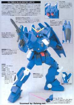 HGUC RX-79BD-2 蓝色命运二号机-资料图