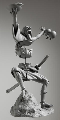 Door Painting Collection Figure 道化的巴基 武士 ver.-资料图