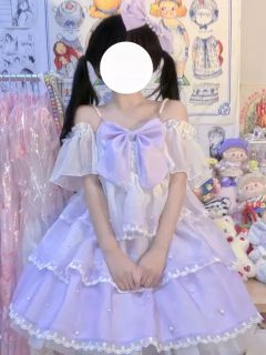 渐变色钉珠版小海妖 JSK-资料图