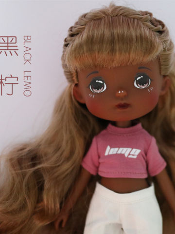 烧肌黑柠搪胶胶皮人偶