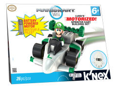 K'NEX Mario Kart Building Set 乌贼 路易基 Luigi's Motorized! Sprinter Kart-资料图