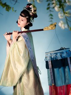明制霞帔披风-资料图