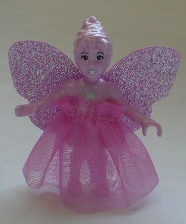 Belville Fairy - Bright Pink with Stars Pattern - With Skirt/Wings