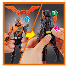 Bottle Change Rider Series 假面骑士Build HawkGatling Form-资料图