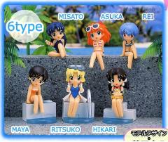 Mini Display Figure (Ver. 2) 洞木光 Evangelion Pool Side Mini Display Figure-资料图