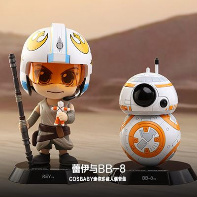 COSBABY迷你珍藏人偶套装 蕾伊与BB-8