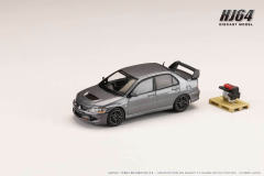 MITSUBISHI LANCER EVOLUTION 8 MR GSR WITH ENGINE-PURPLISH GREY MICA